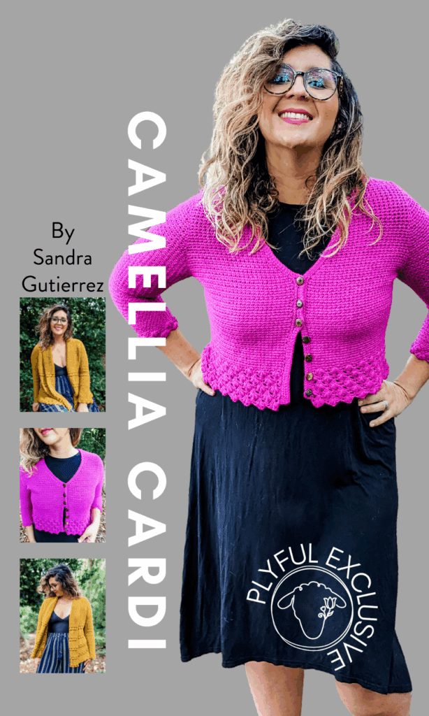Camellia Cardi by Sandra Gutierrez