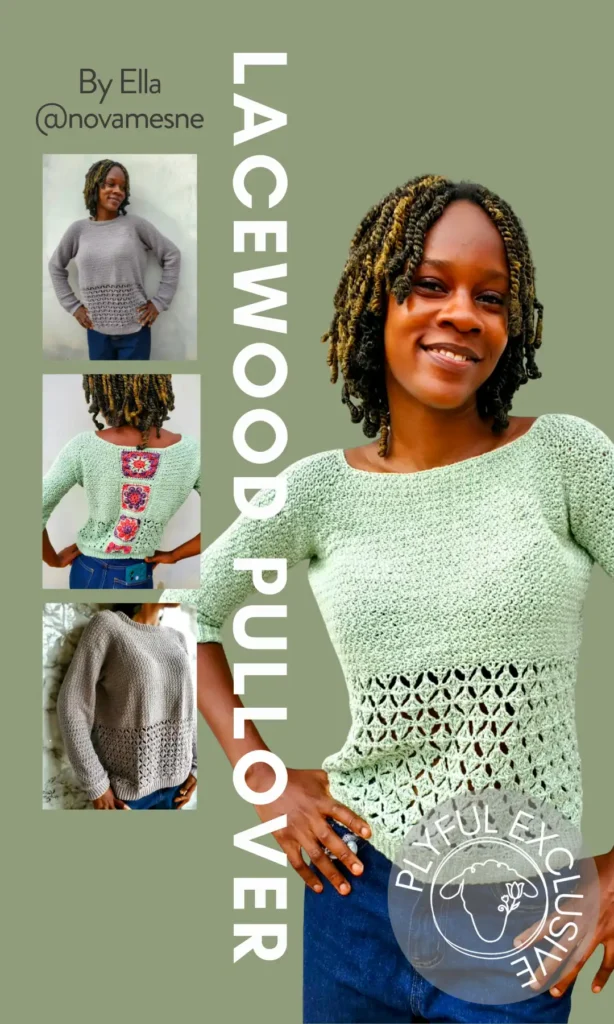 Lacewood Pullover by Ella @novamesne