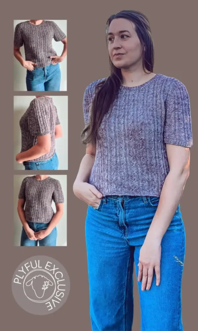 Fabled Cable Top by Ashley Rivas